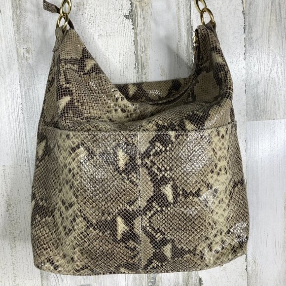 Cynthia Rowley Womens Brown Tan Shoulder Bag OS - Picture 3 of 8